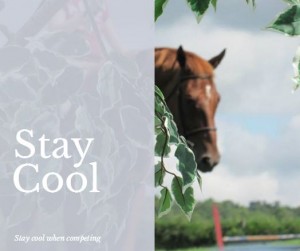 Stay cool when riding, keep relaxed when showing, horse show anxiety, how to stay calm when riding